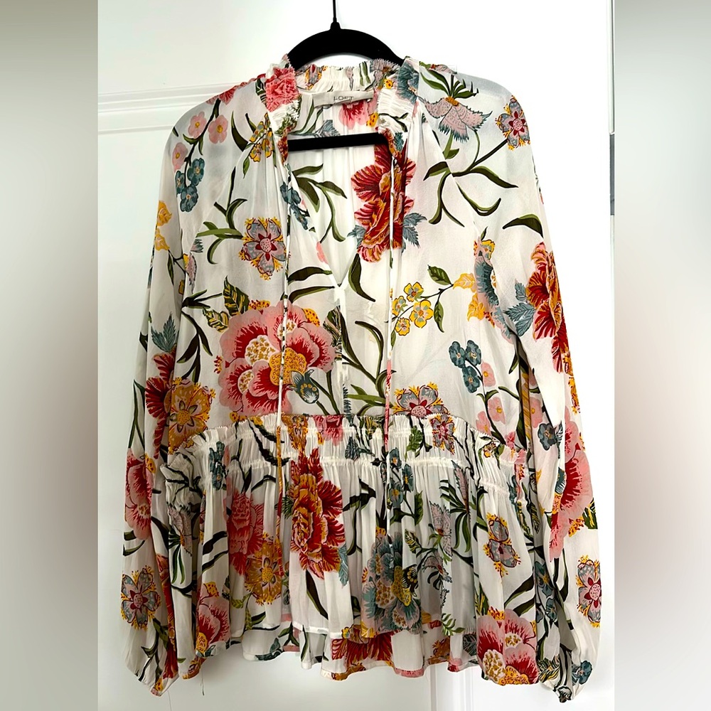Loft Floral Blouse